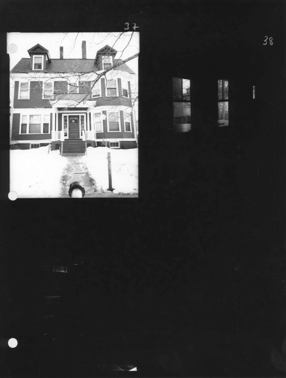 44 Irving Street - Contact Sheet. 44 Irving Street, Cambridge, MA. 1971.