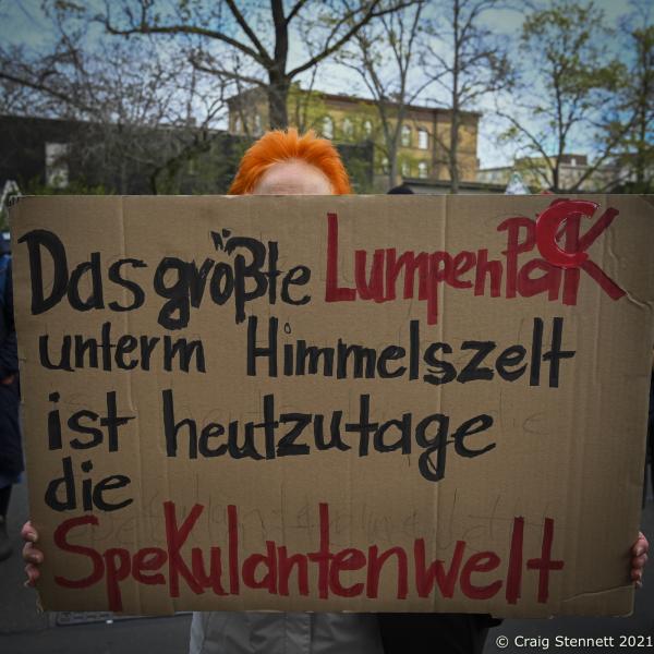 Image from Kisch & Co, Protest Moabit Criminal Court, Berlin. - Protest in support of the Oranienstraße Bookshop...