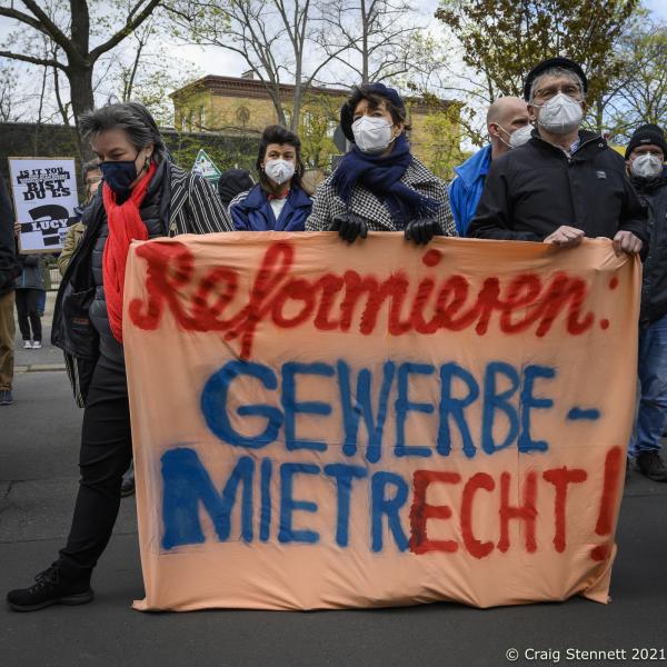 Image from Kisch & Co, Protest Moabit Criminal Court, Berlin. - Protest in support of the Oranienstraße Bookshop...