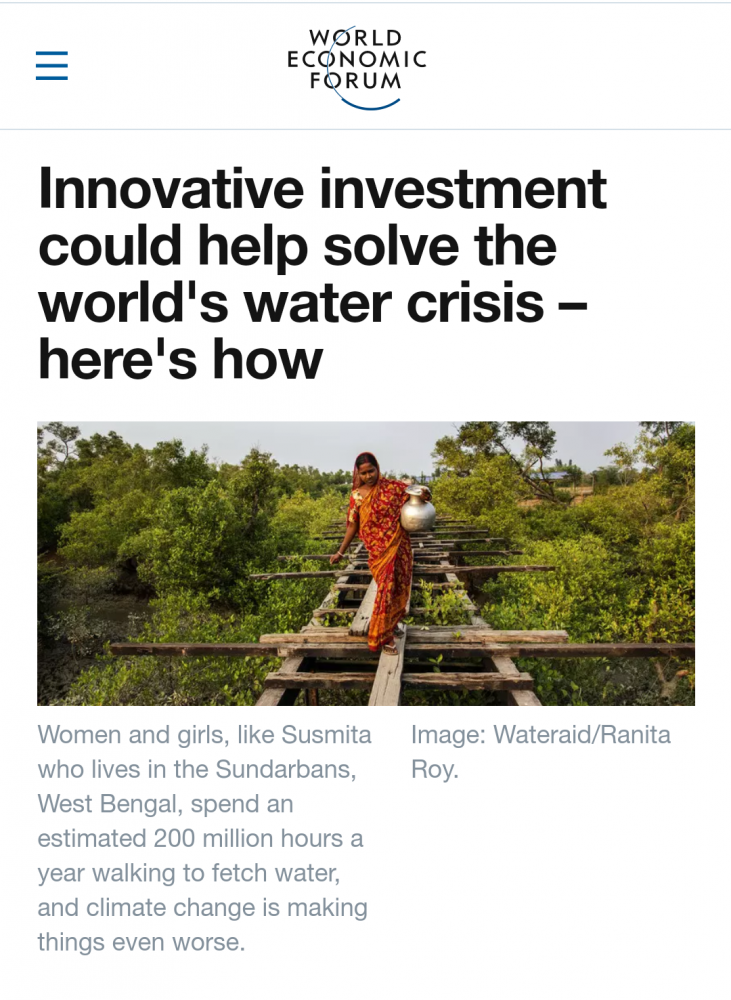 Thumbnail of Innovative investment could help solve the world's water crisis "“ here's how