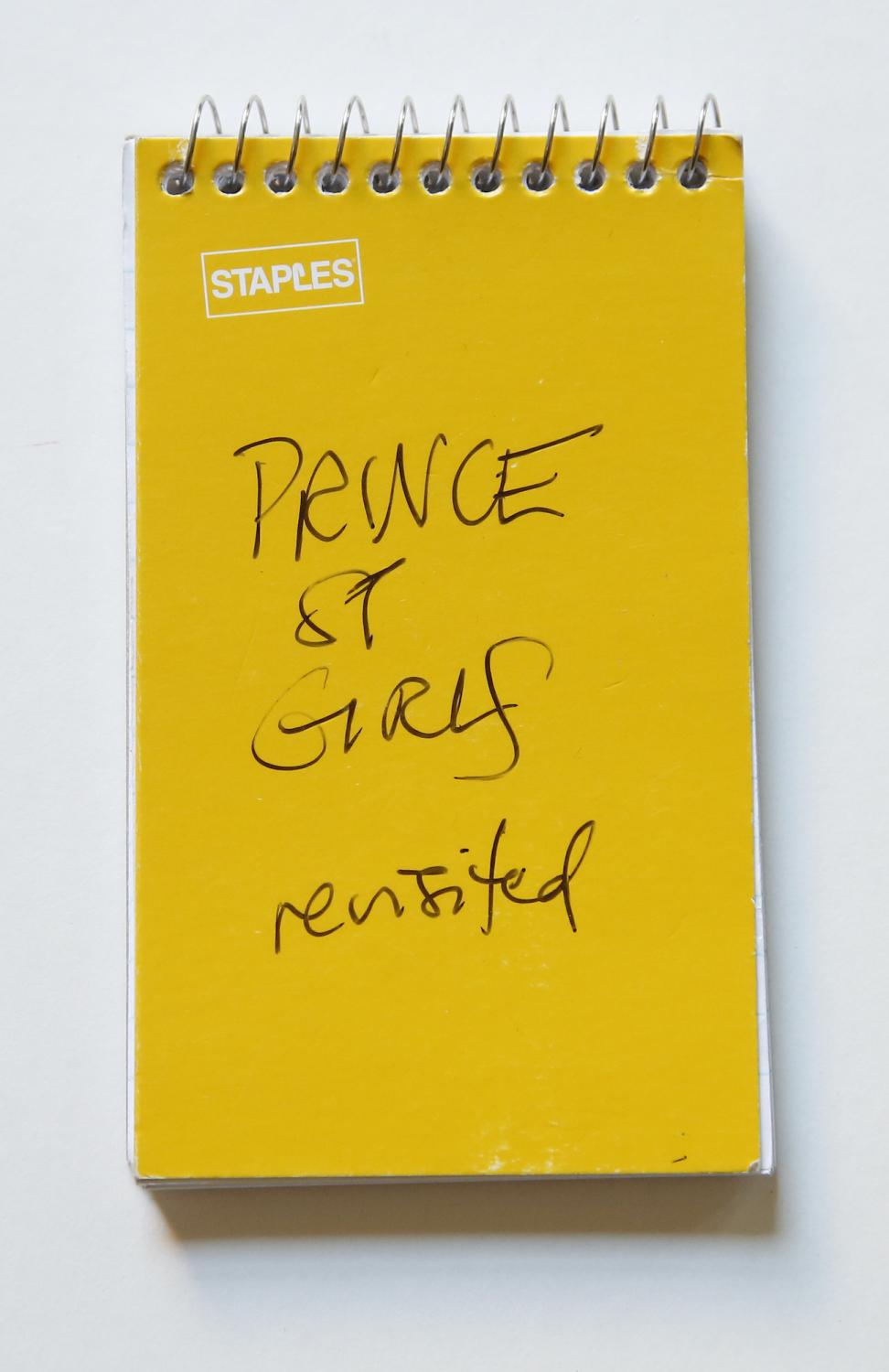 Prince Street Girls Books - Prince Street Girls revisited notebook, 2013