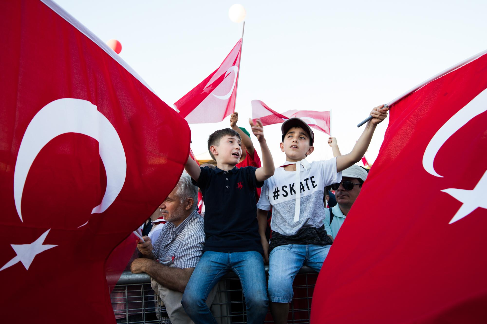 Erdogan's Turkey - Commemoration of the failed coup attempt on the Bosphorus...