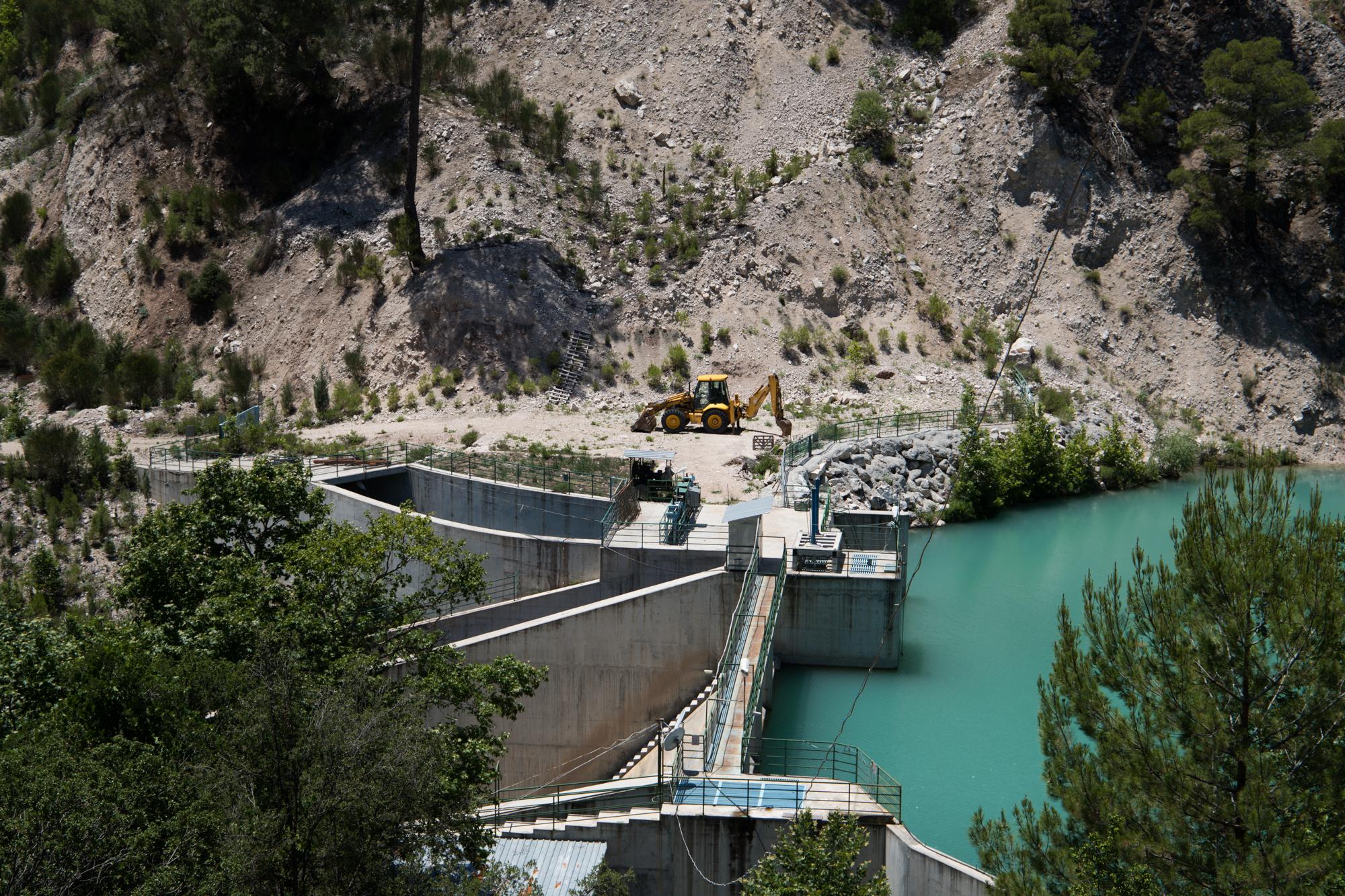 Alakir's guardians - One of the dams of a hydroelectric power plant built on...