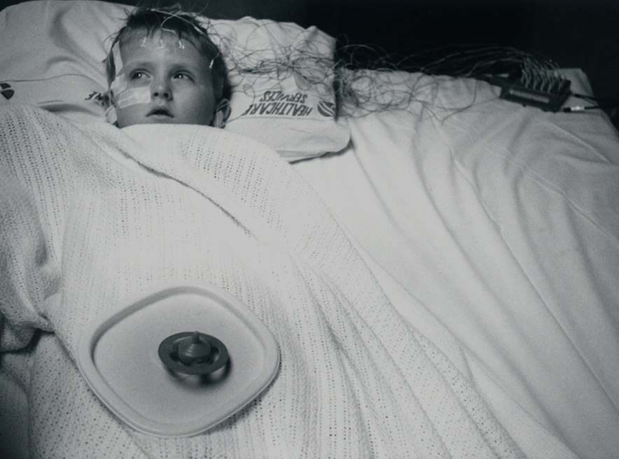 Art and Documentary Photography - Loading 15_at age 6 EEG to detect seizure activity.1997.jpg