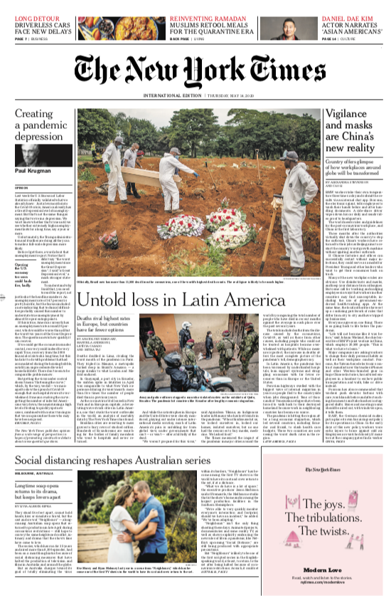 The New York Times: COVID-19 Ecuador - 