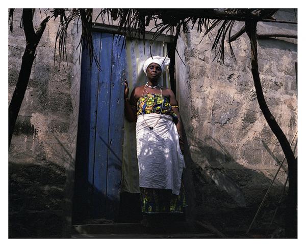 Image from The roads of Yemoja -   Dede Dekpo is a vodun priestess of Mamiwata in the...