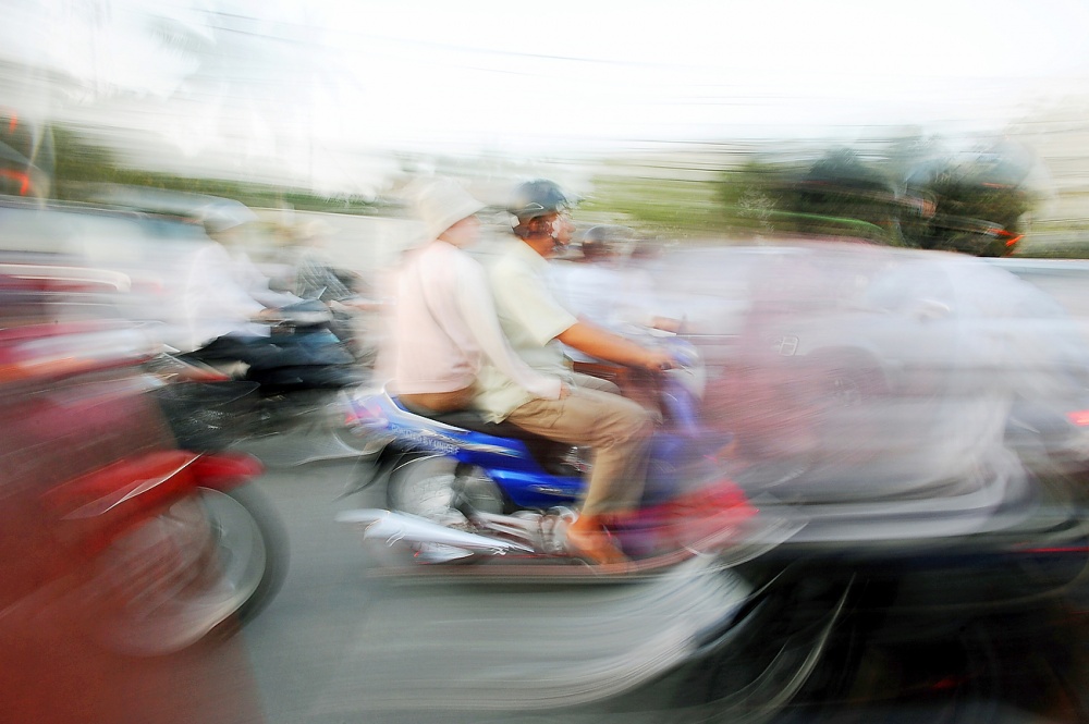 Cambodian Motorcycle Riders