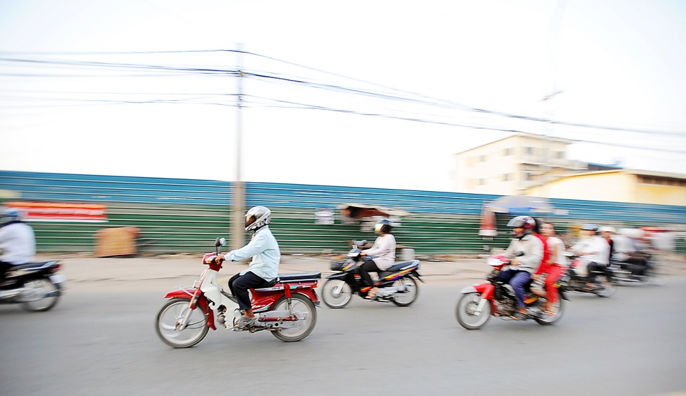 Cambodian Motorcycle Riders