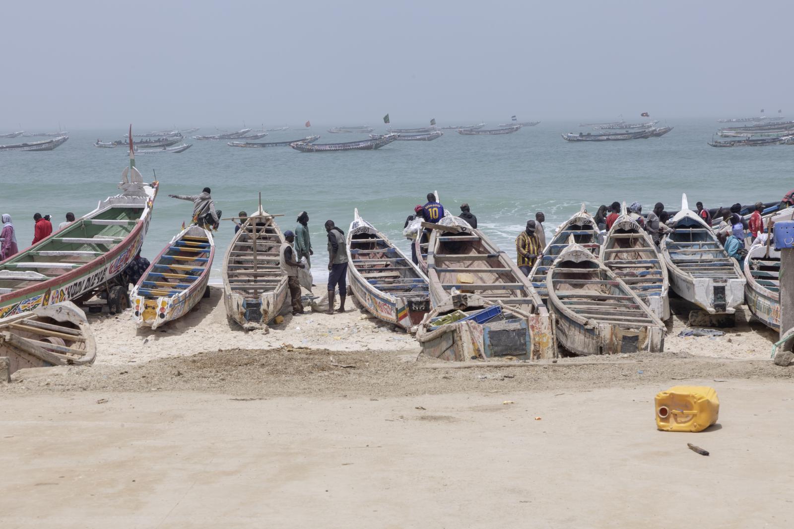 Le port de pÃªche de Nouakchott
