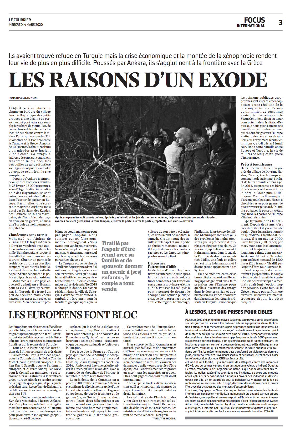 Image from Publications - Le Courrier