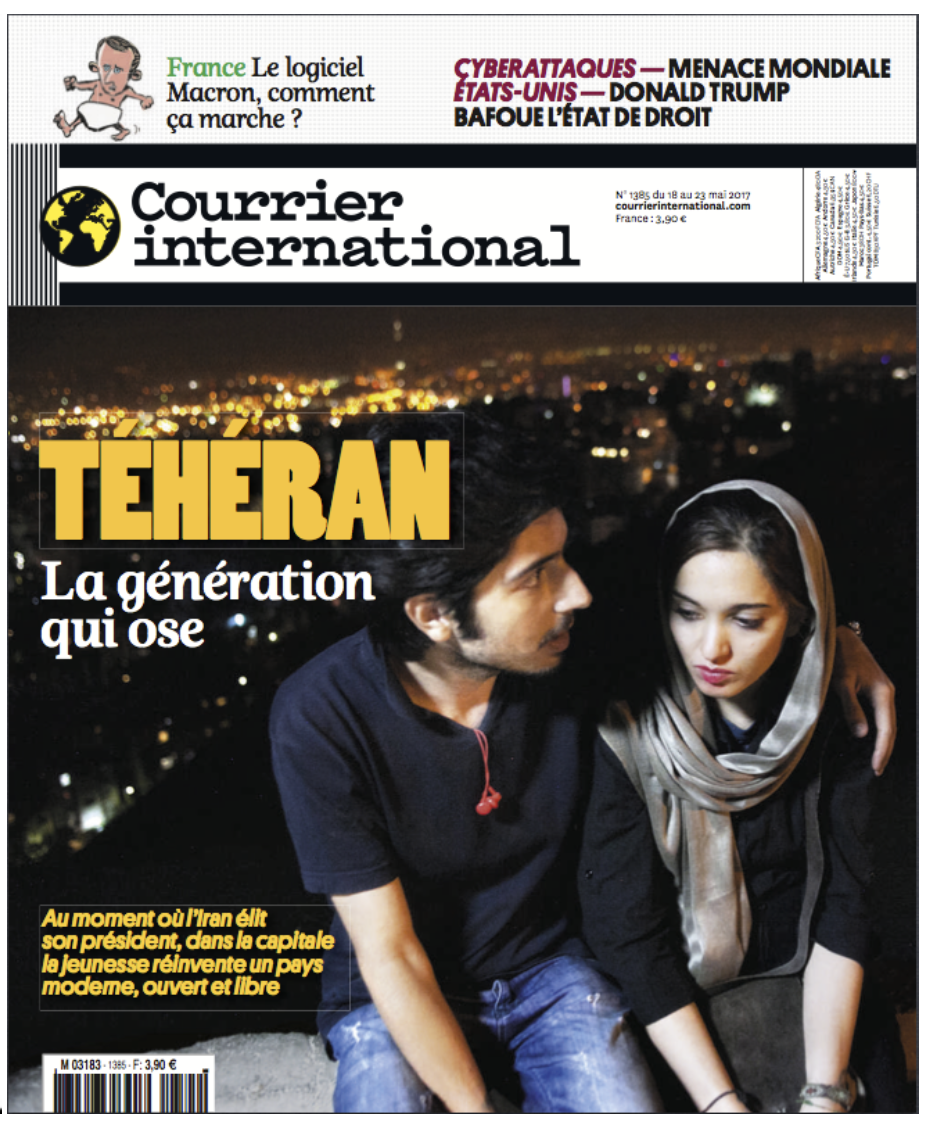 Cover picture of Le Courrier International