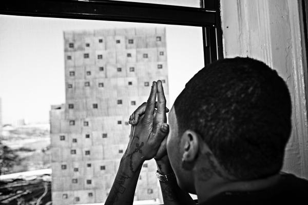 Image from Portraiture - DaeDae was released from prison in 2015. Looking out of...