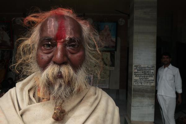 Portraiture - Widower in Vrindavan, India ©2010 Anja Matthes