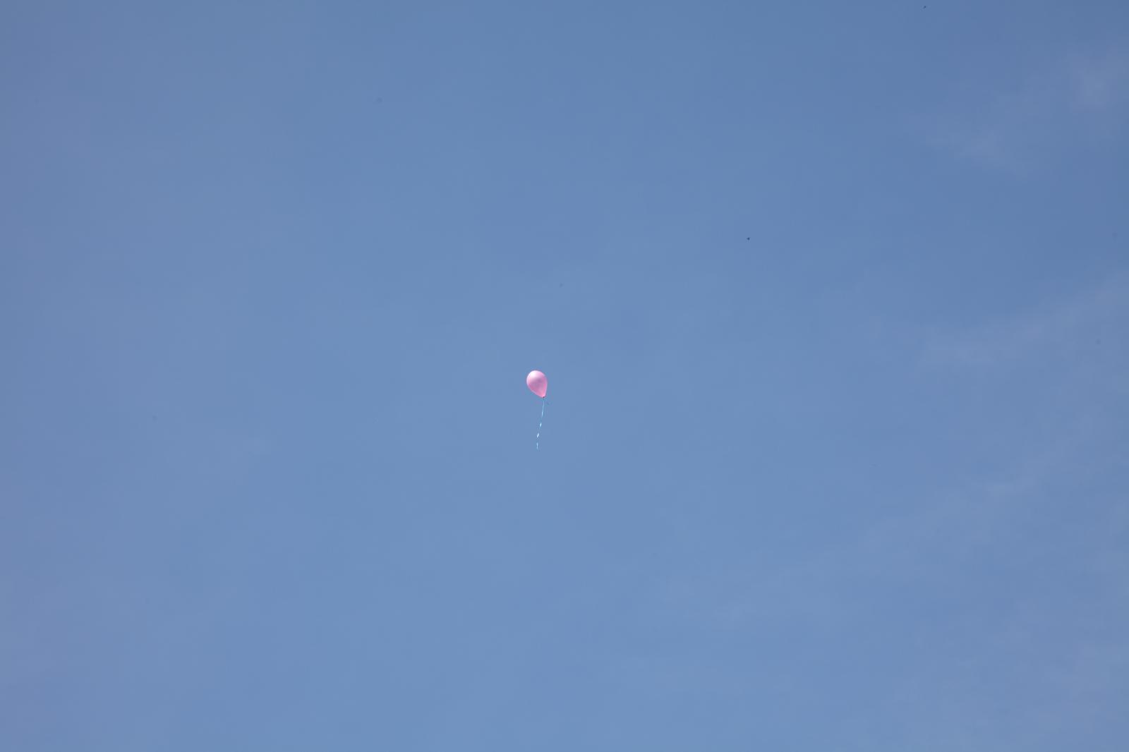 Pink balloon and tears, 2020