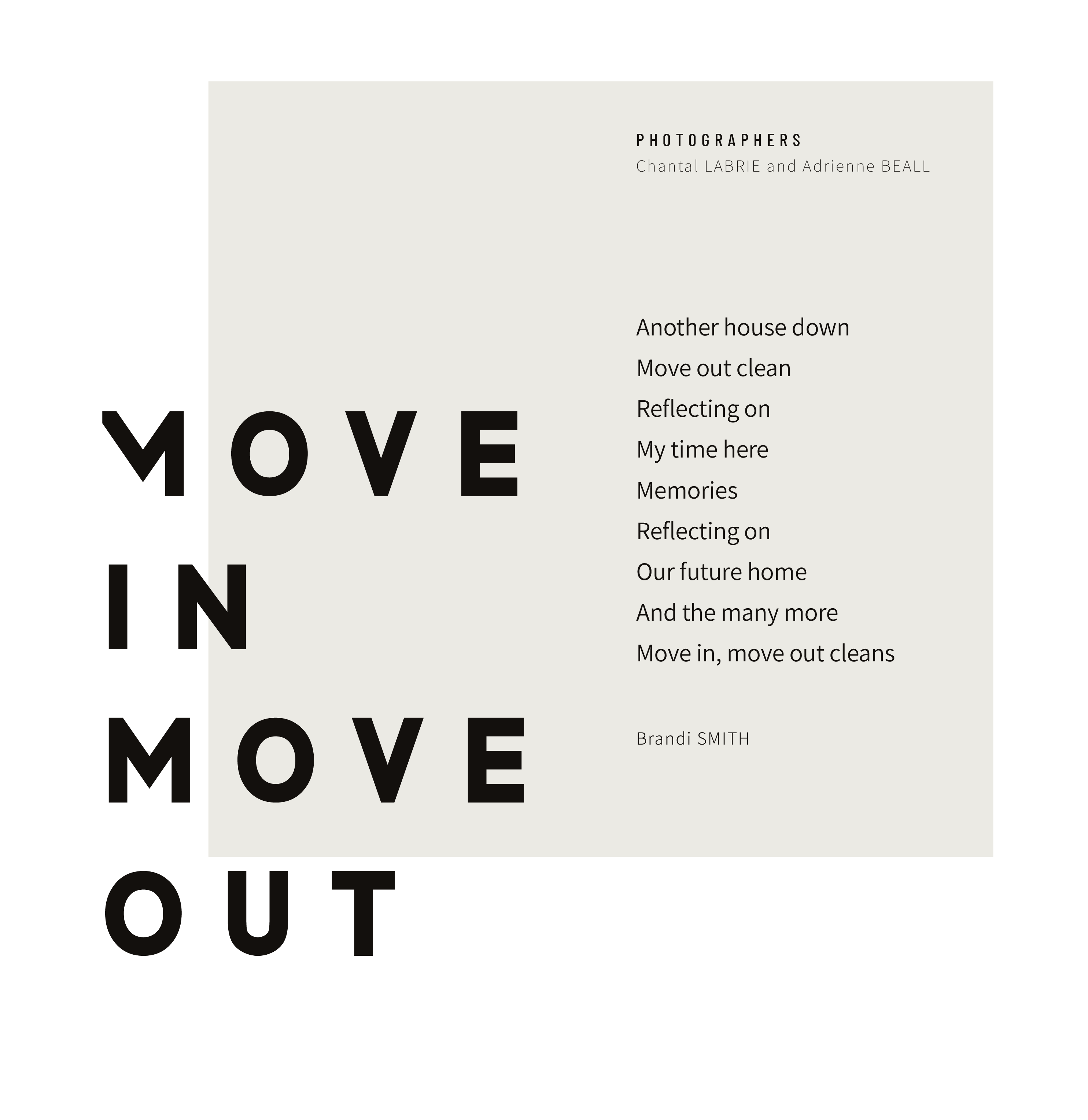 Move In Move Out - 