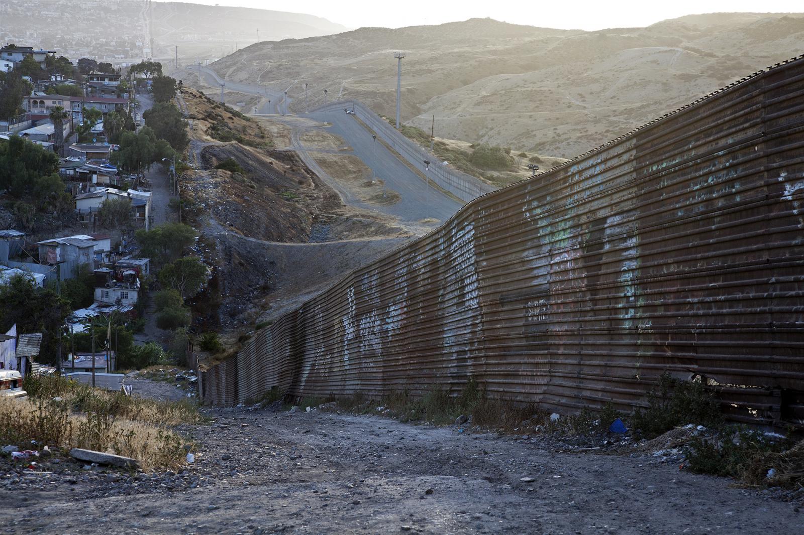 Borderwall in Tijuana (Baja California, Mexico)