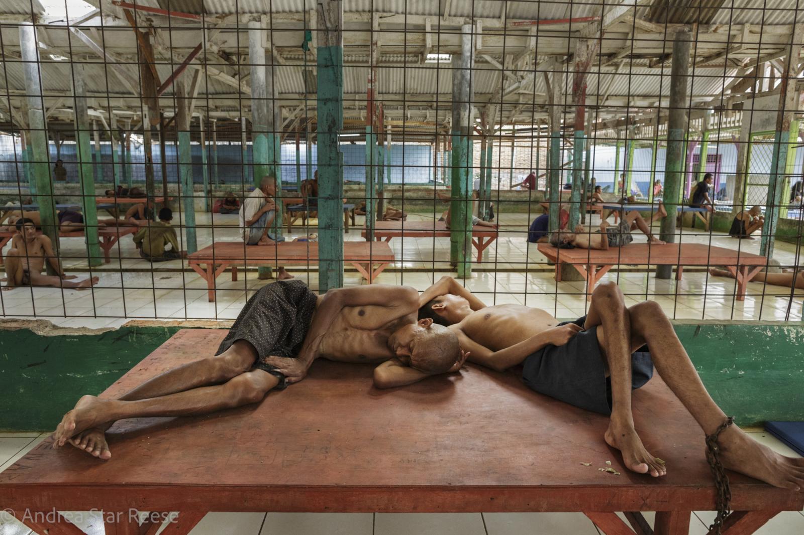 The Yayasan Galuh Rehabilitation Center in Bekasi, on the outskirts of Jakarta, before it was renovated. Men and women with mental health...