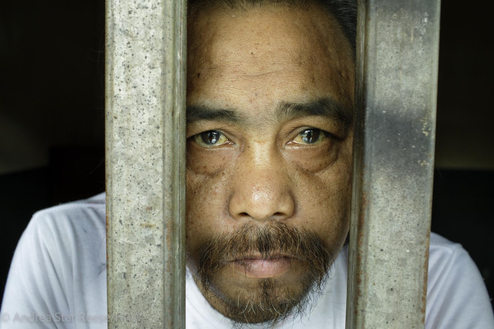 Disorder - A man in pasung at his family home in Bali, Indonesia. ©...