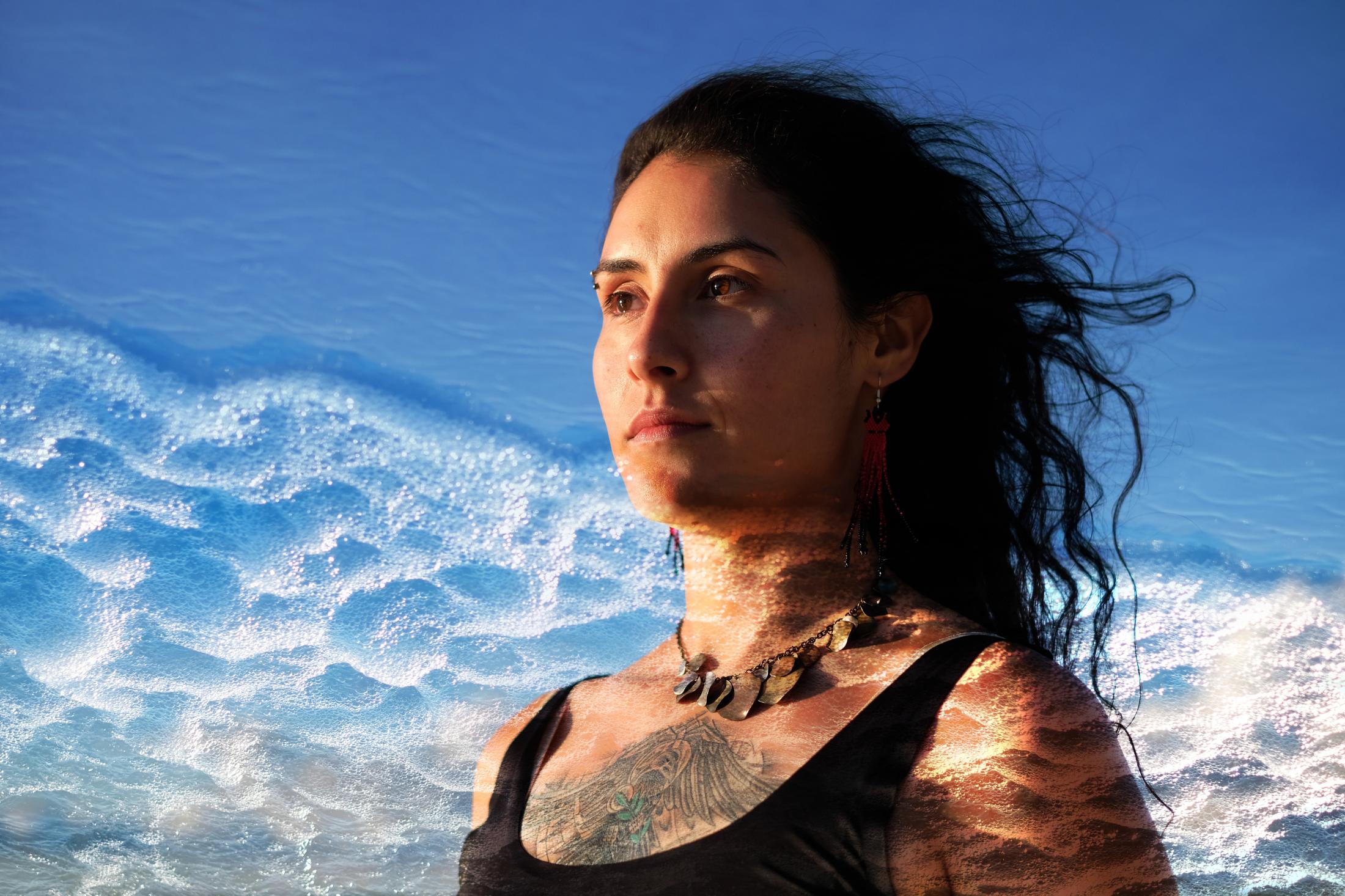 Kaiti Rieder is an indigenous musician from Manitoba&#39;s Interlake region. July 9, 2020.
