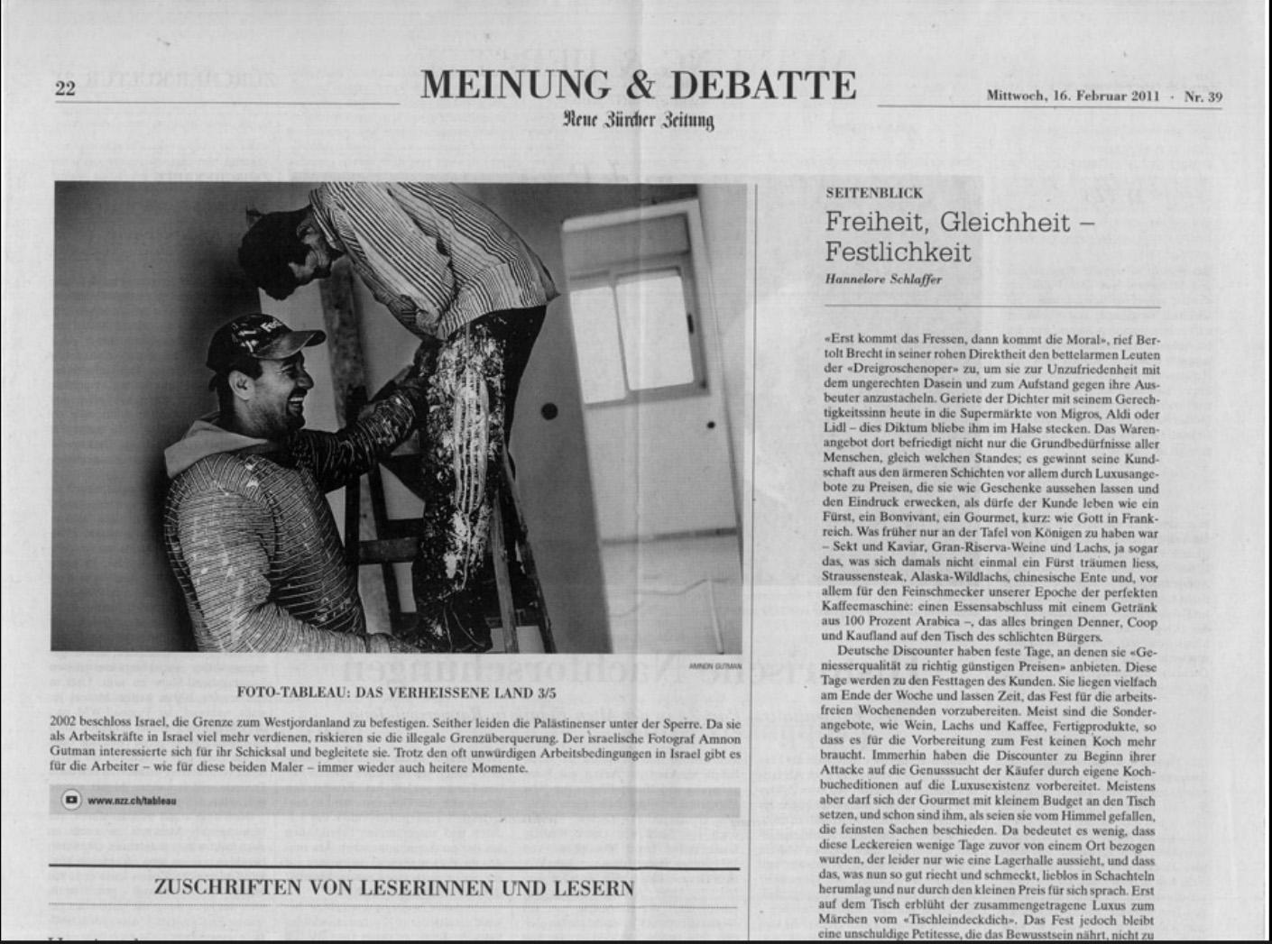 Publications - Neue Zürcher Zeitung