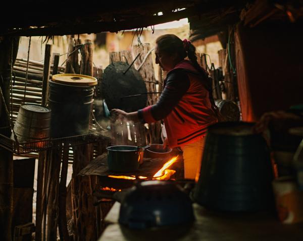 Mexico's cowboys struggle to maintain traditional lifestyle | Photographs by Balazs Gardi - Erlinda &quot;Linda&quot; Arce Arce works in the kitchen at Rancho Mesa San Esteban in...