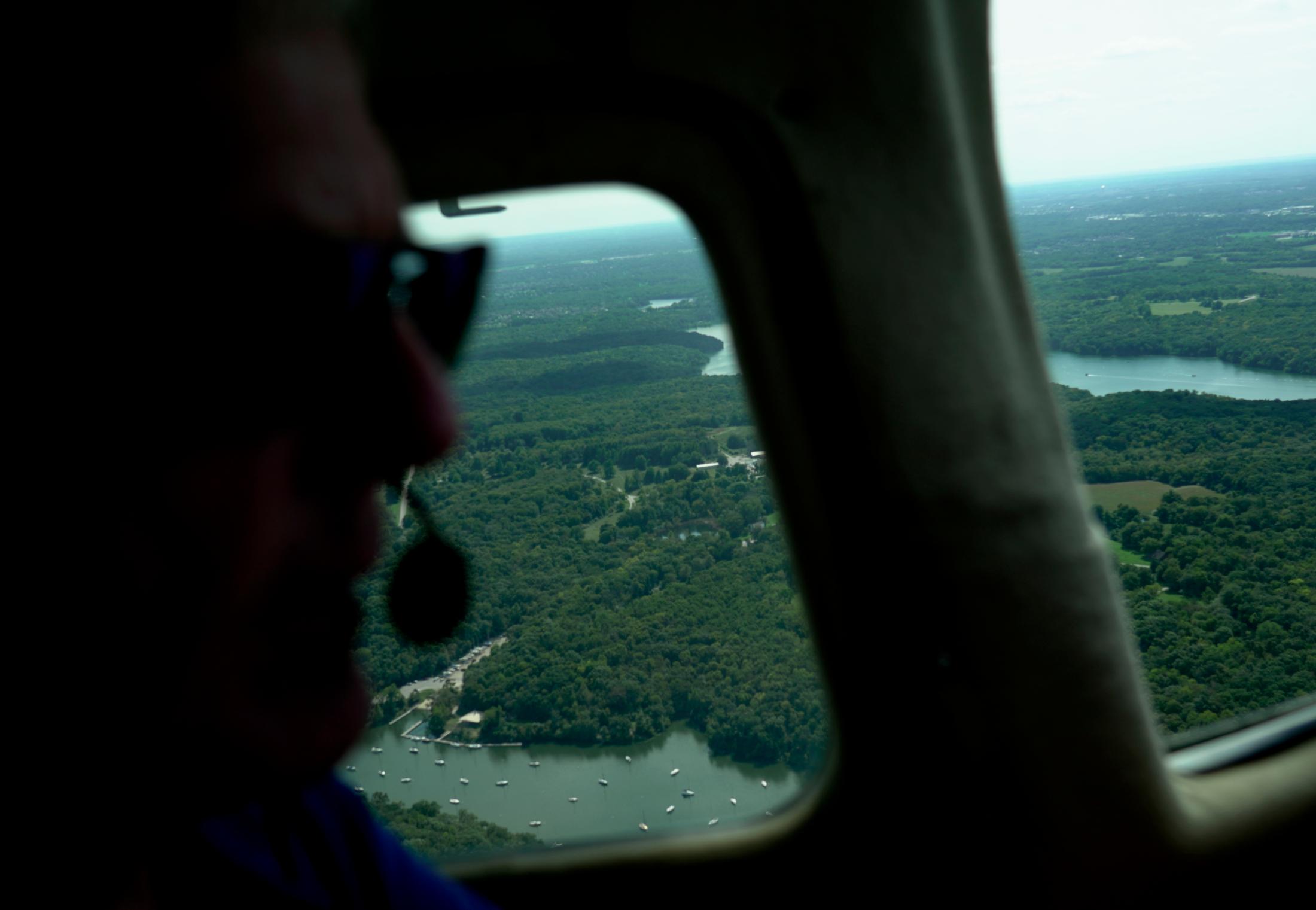 Help From Above - Pilot Steve Wendling flies his plane full of emergency...