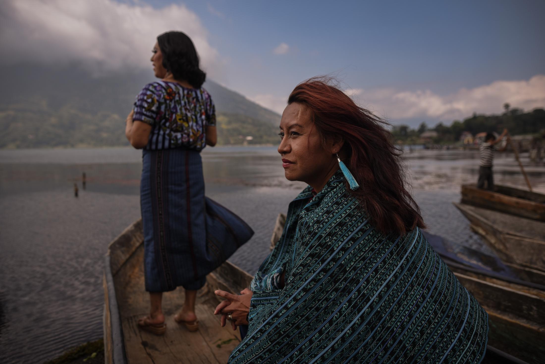 November 20, 2019. Santiago Atitl&aacute;n, Guatemala. Portrait of Maria Alejandra and...