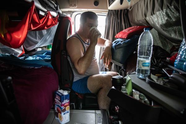 Loneliness and Intimacy of a Truck Driver