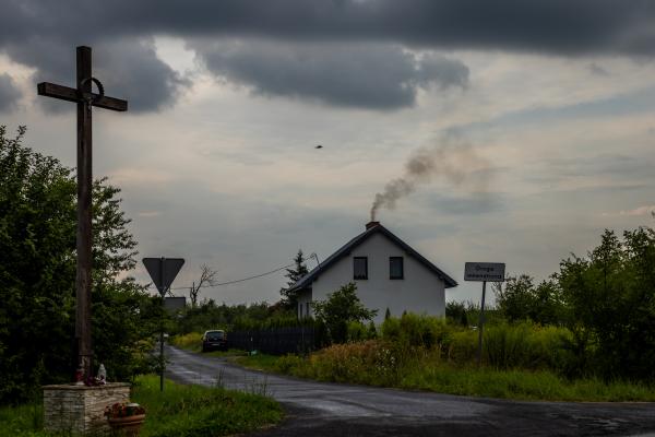 Image from AIR POLLUTION- for The Washington Post and NRC - 08.12.2022 Kotowice, Poland. Village Kotowice, close to...