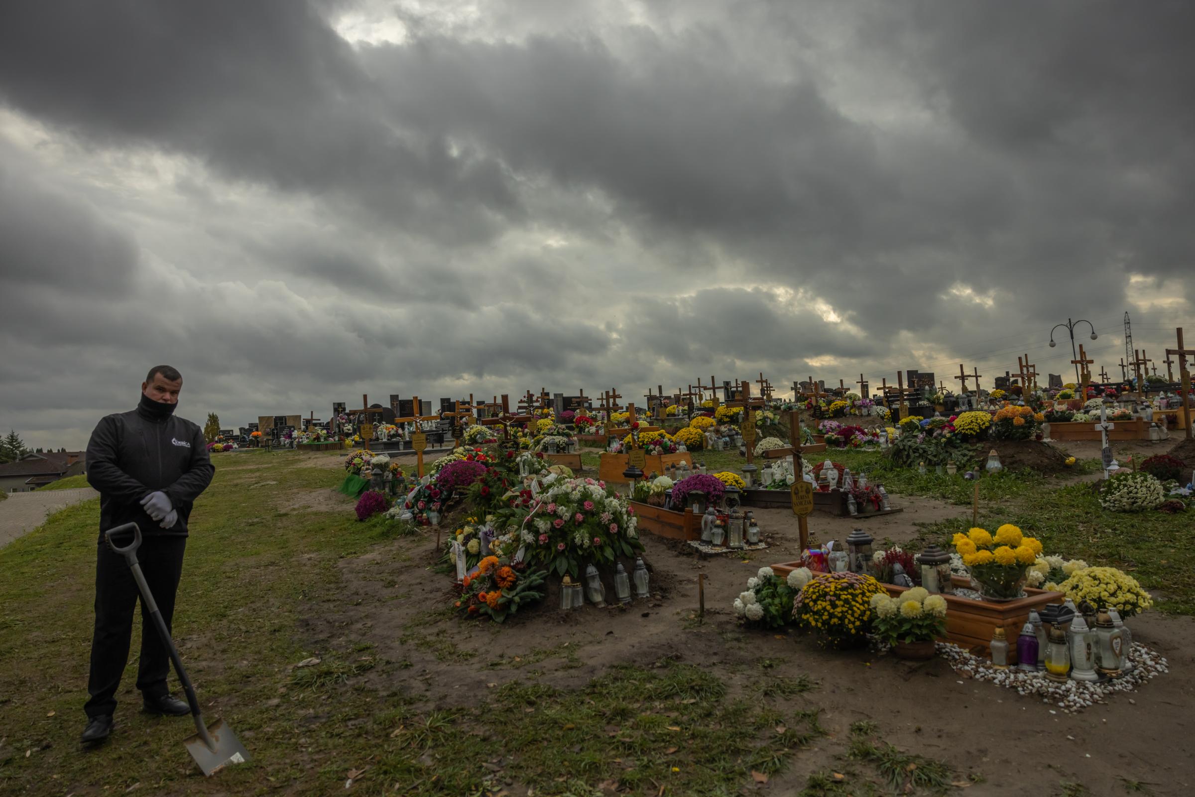 THE INSTITUTE FOR THE GOOD DEATH-for the Guardian - 04.11.2023 Elblag, Poland. The tradition for funeral...
