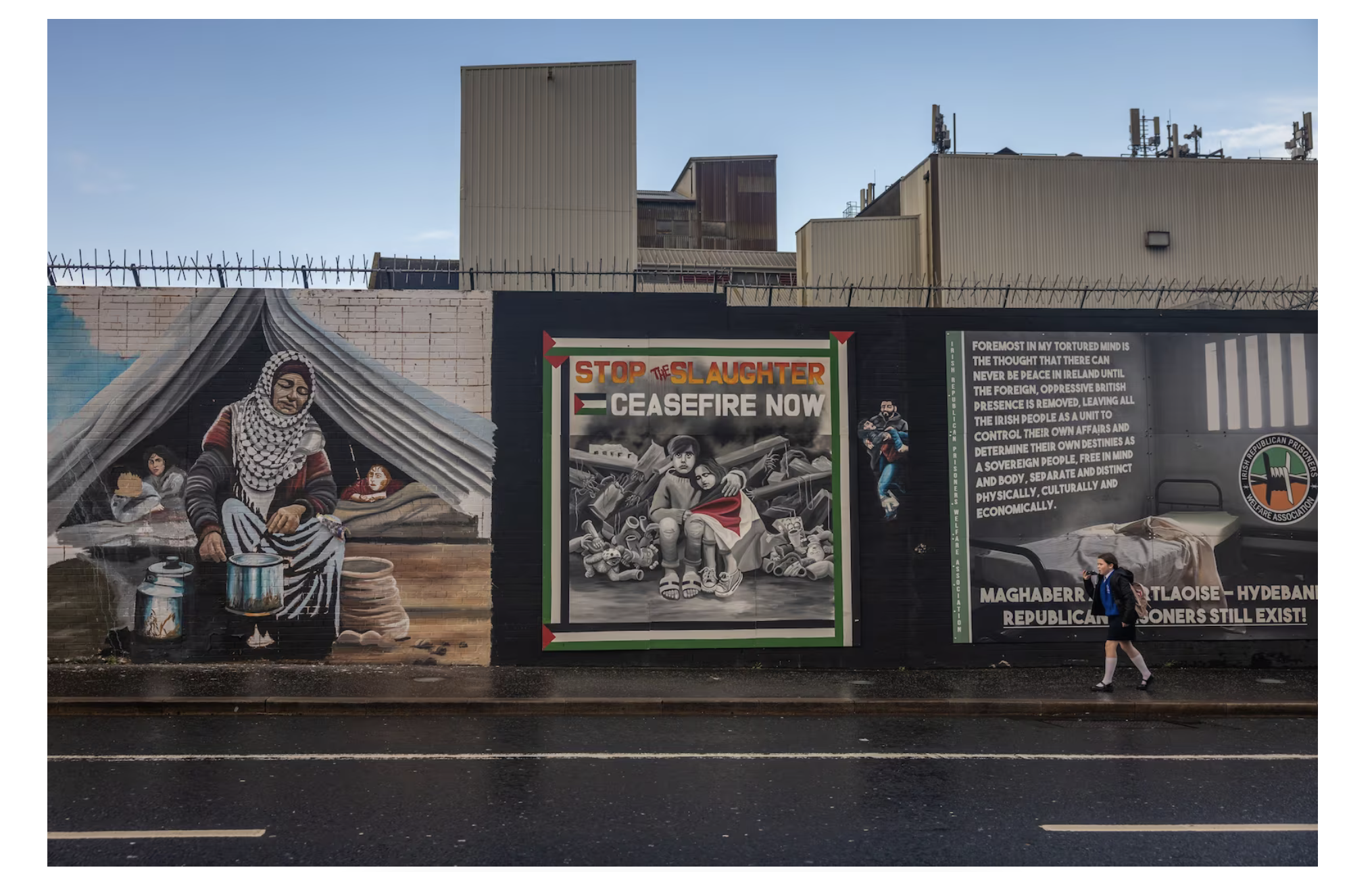 From the war in Gaza to the walls of Belfast- for The Globe&Mail