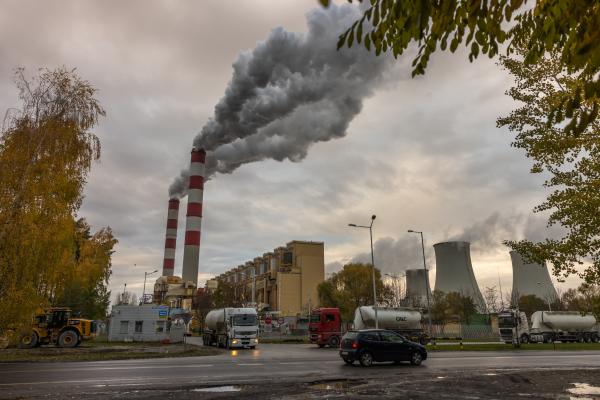 Image from AIR POLLUTION- for Climate Visuals - Belchatow coal-fired power plant. Rogowiec, Poland. 14th...