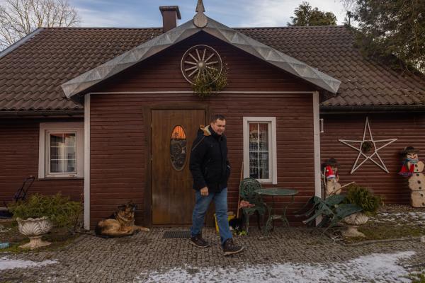 Image from I THINK ABOUT IT EVERY DAY - Grzegorz Zukowski, 36 is in a house that belonged to his...