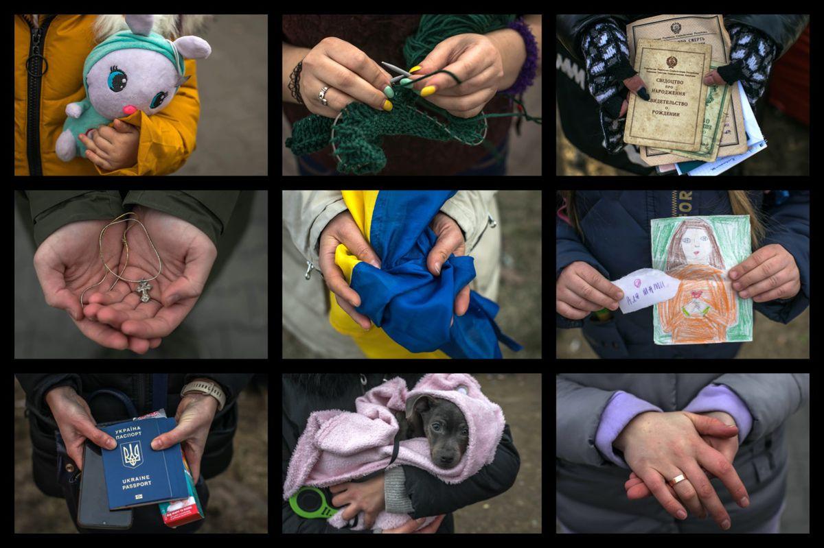 Ukrainians fleeing war with Russia share the items they couldn’t leave behind