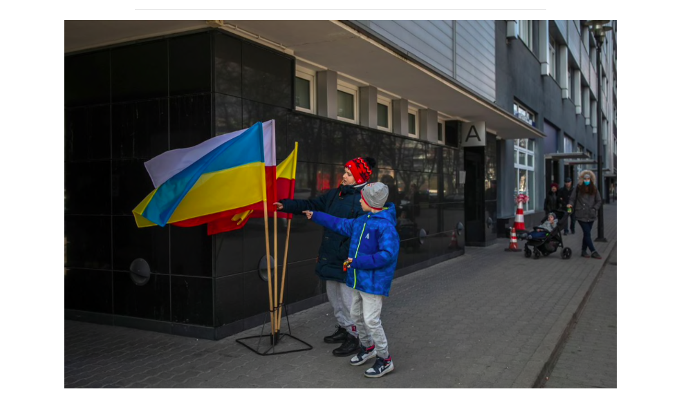 Ukrainians and residents in Warsaw , once strangers and now roommates, try to find common ground.           By Paul Waldie, on assignment for The Globe and Mail - 