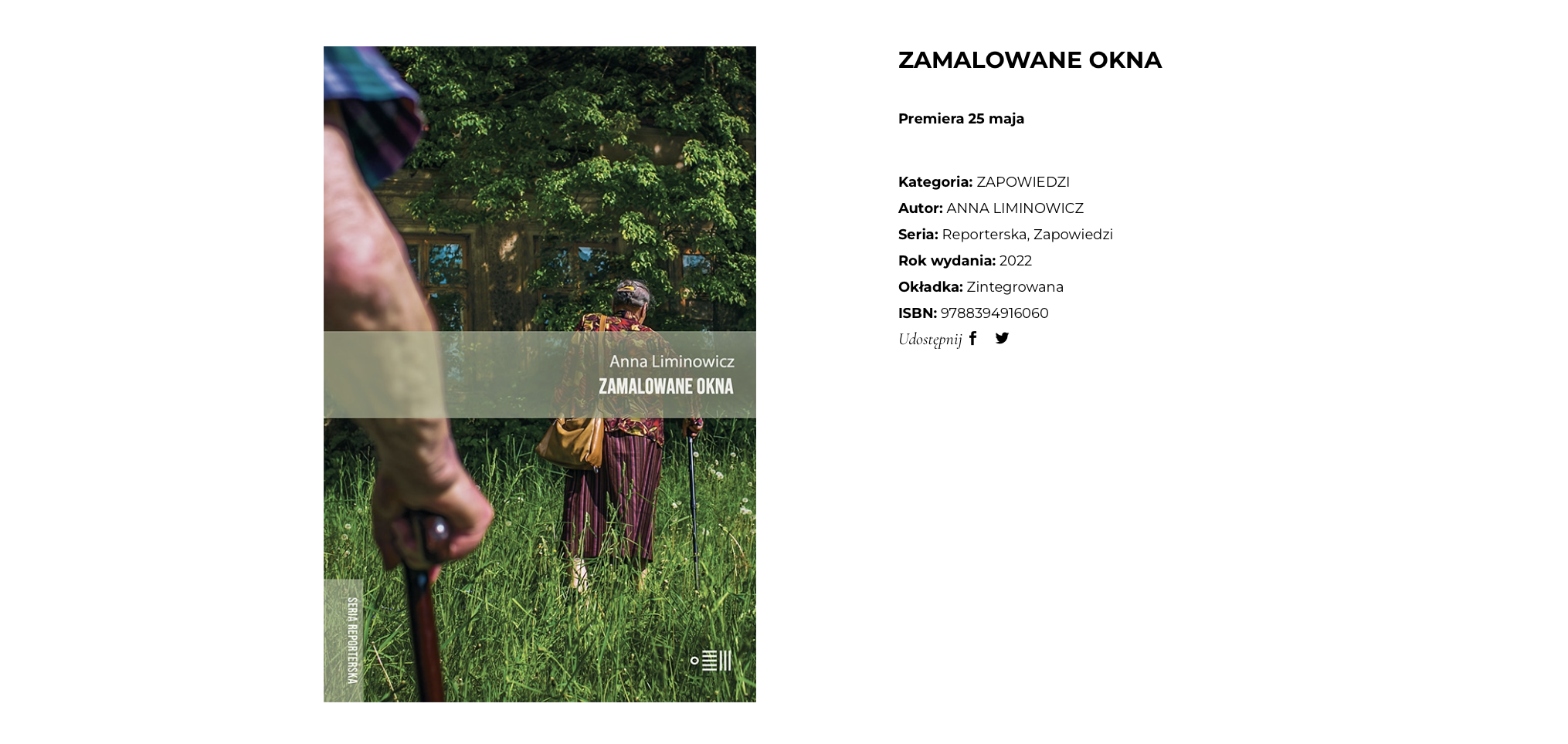 ZAMALOWANE OKNA ( Painted-over windows ) BOOK
