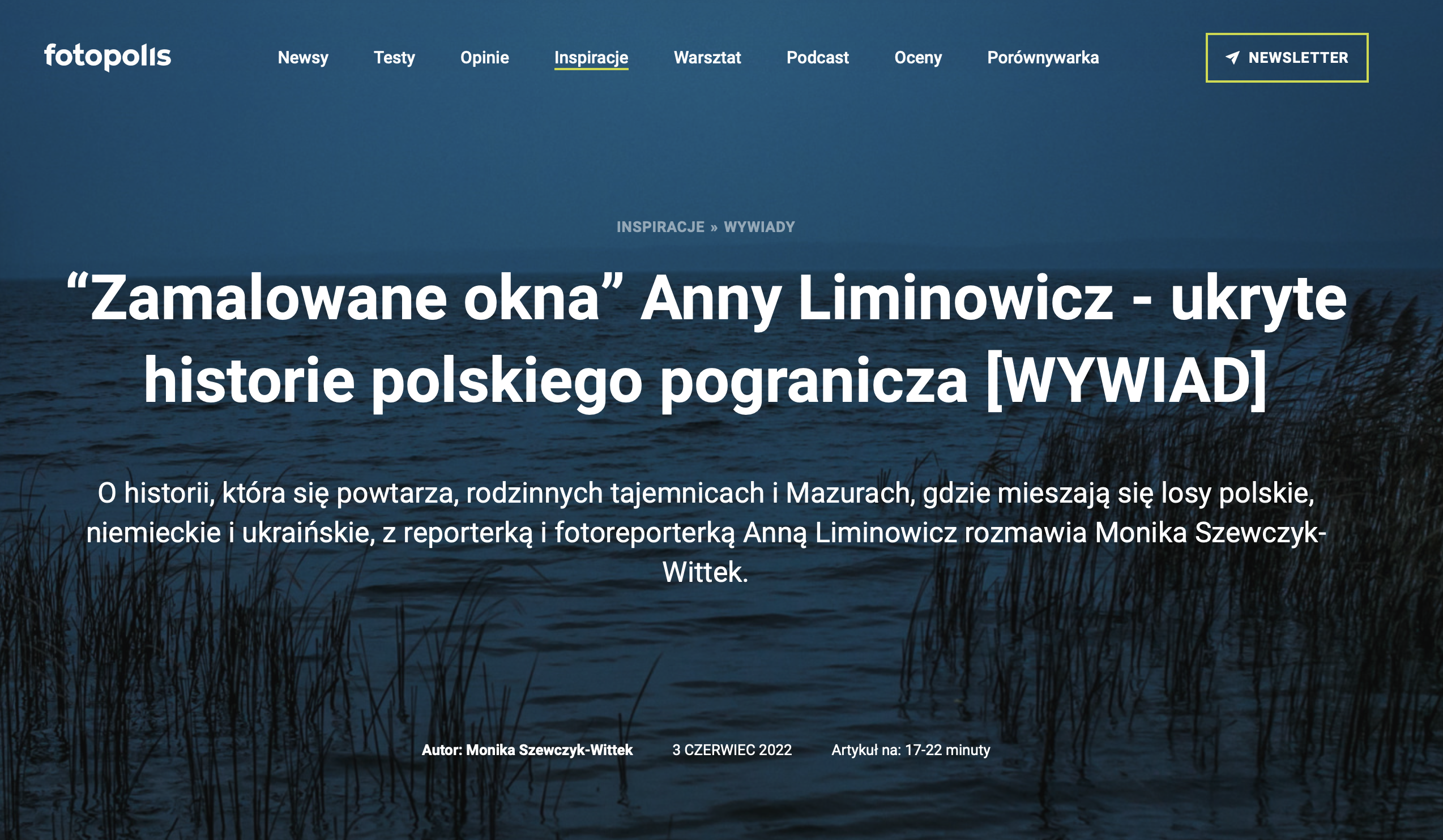 "Zamalowane okna " ( Painted over windows) by Anna Liminowicz - hidden stories of the Polish border region [INTERVIEW].