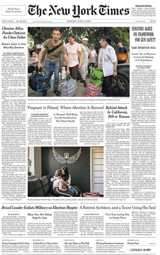 Photography image - Loading tearsheet_nytimes_fron_page.jpg