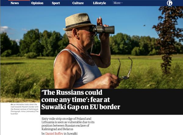 ‘The Russians could come any time’: fear at Suwałki Gap on EU border