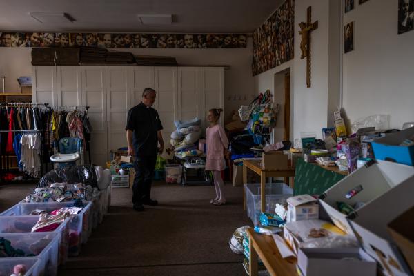 Image from "MY LIFE IS IN DANGER" - for NYTimes - For many women, Father Kancelarczyk has turned out to be...