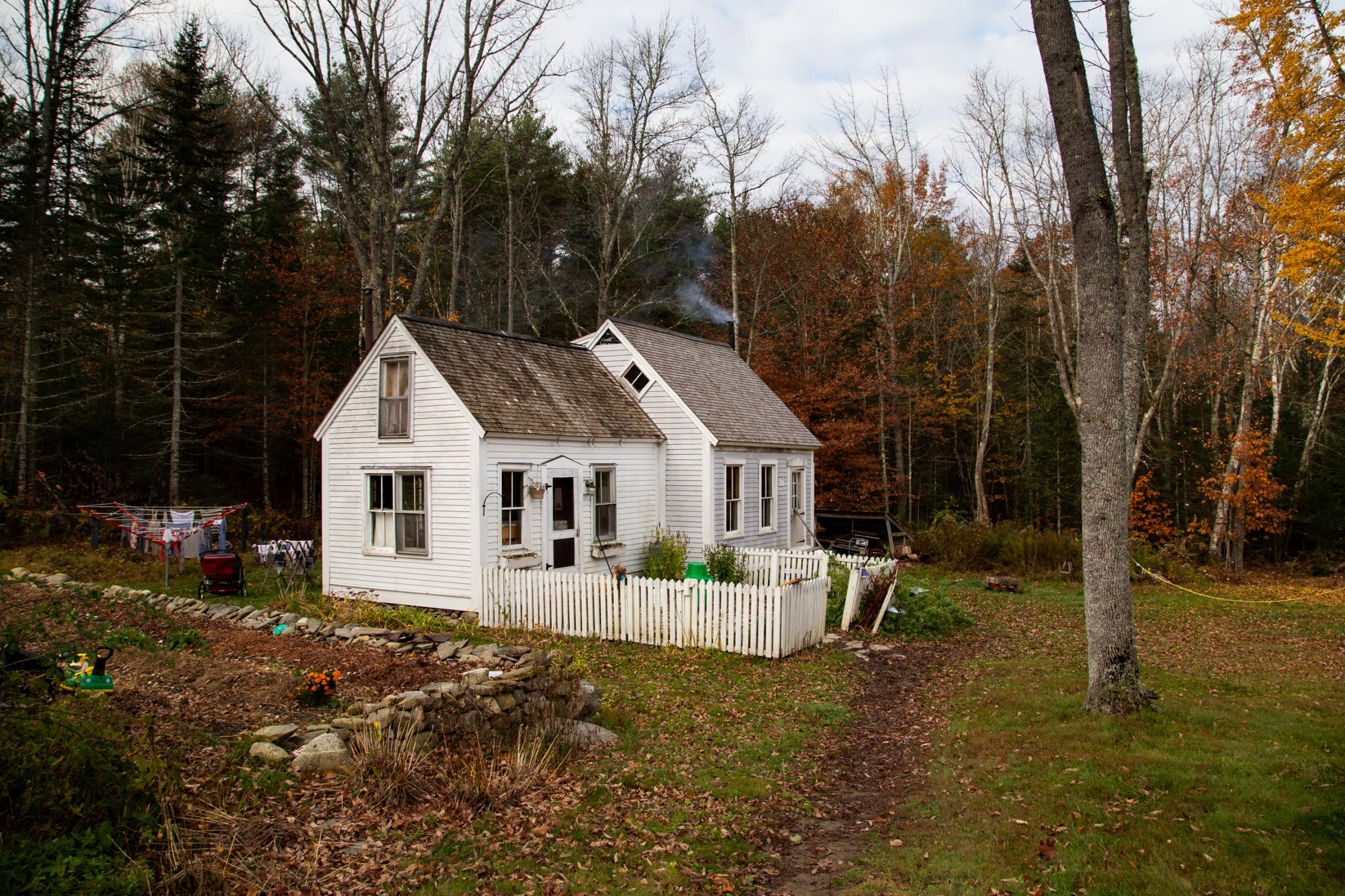 Koubek&#39;s homestead in Bremen, Maine, 2014.