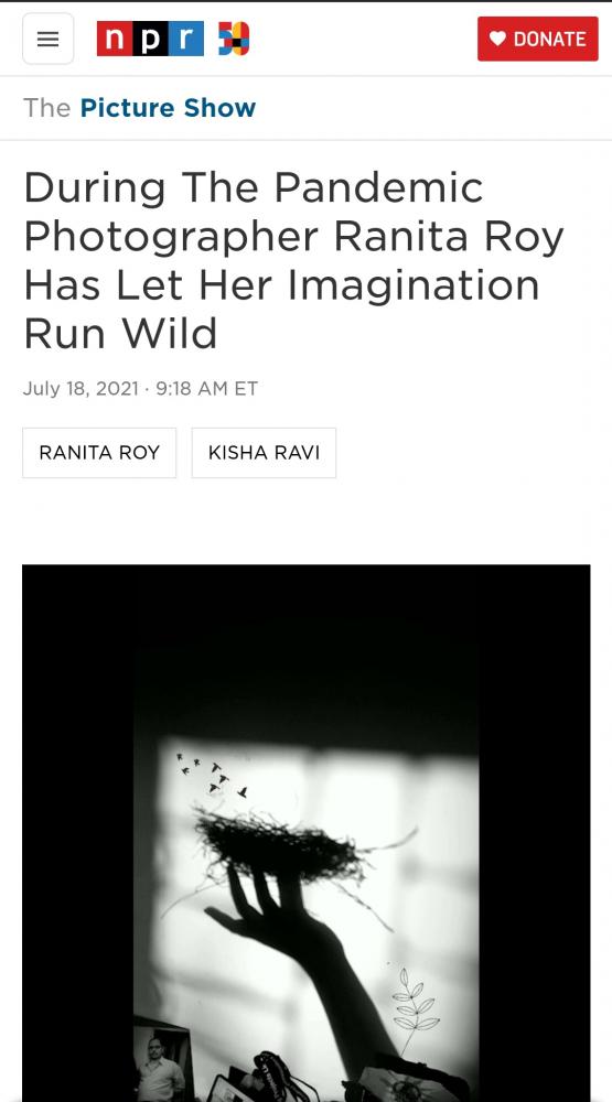NPR: During The Pandemic Photographer Ranita Roy Has Let Her Imagination Run Wild
