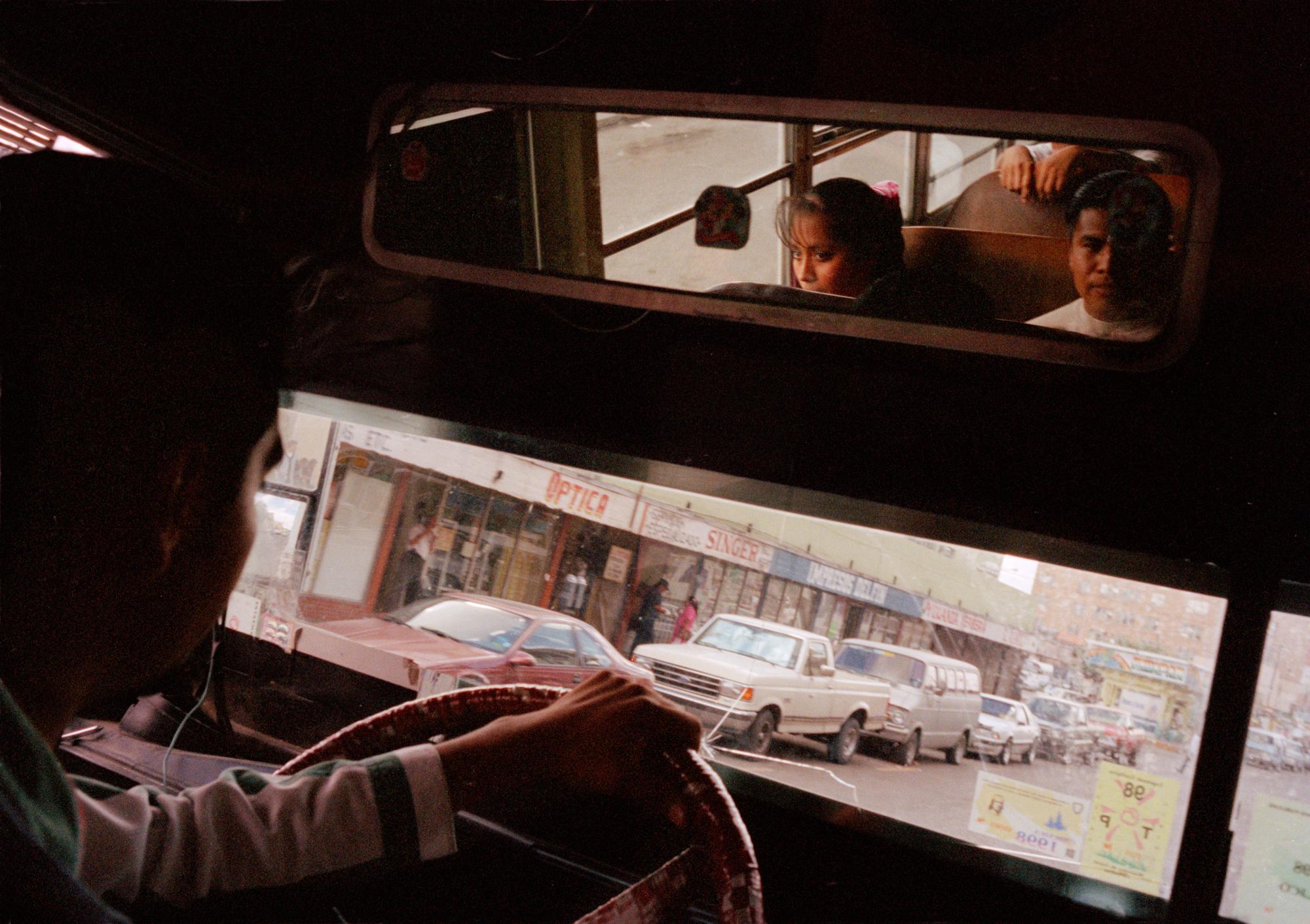 Missing Women of Juarez (1998) - Driving through Juarez, Mexico. 1998.