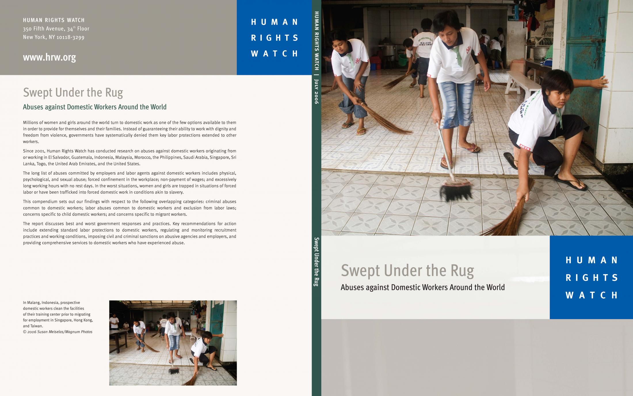 Domestic Maids, Indonesia (2006) Tearsheets