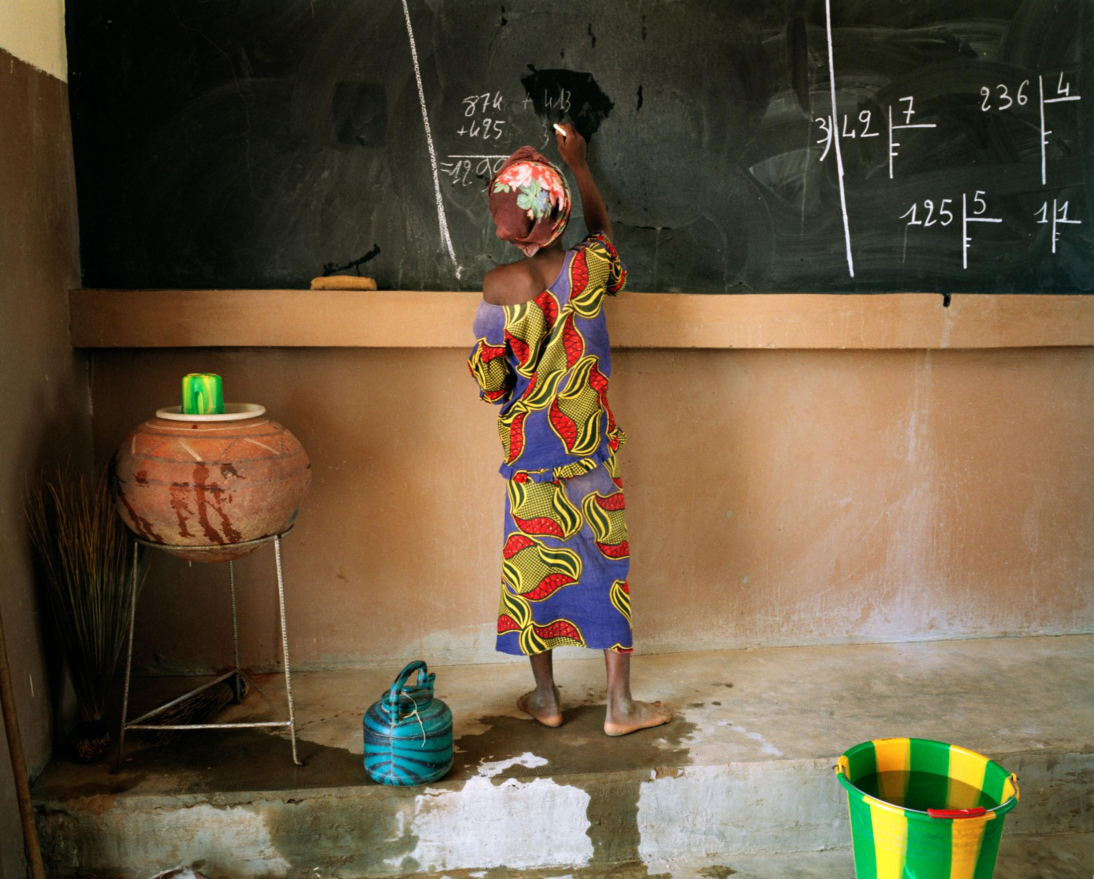 Girls Education, Mali (2007) - Fifth grader in village school. Tinto, Mali. 2007.