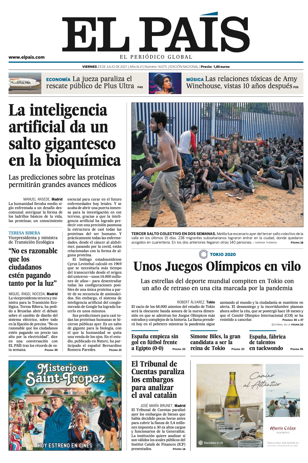 El País: Más de 200 migrantes subsaharianos consiguen entrar en Melilla en un nuevo salto a la valla