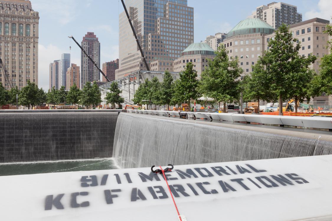 911 The Memorial - Memorial fabrication. New York, NY. 2011.