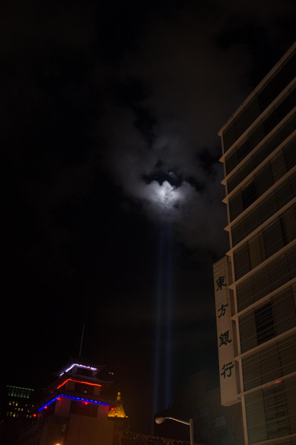 911 The Museum - The 9/11 Tribute in Light. New York, NY. September 2015.