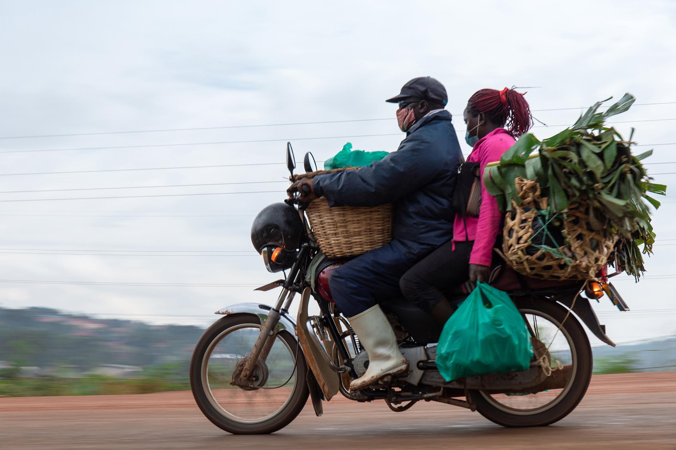 Domestic Express - Two birds with one stone, a bodaboda rider spotted with cargo and a passenger, he has flouted the...