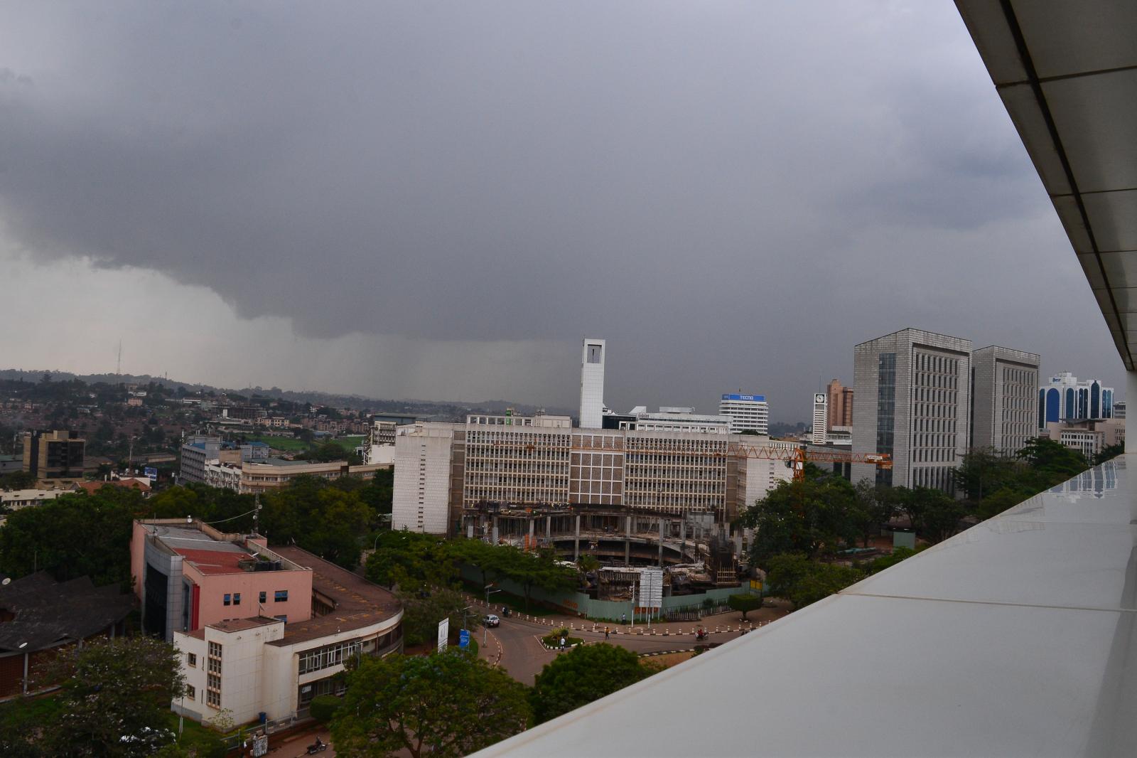 Stormy Kampala Sky.